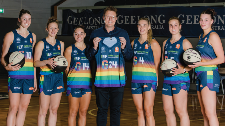 Geelong United Pride Uniform WNBL
