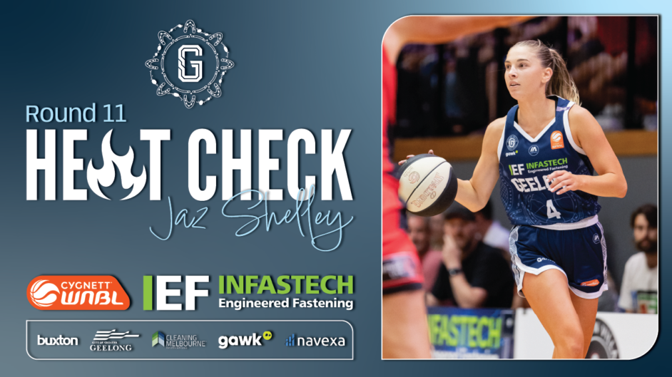 Heat Check Geelong United WNBL Jaz Shelley Basketball