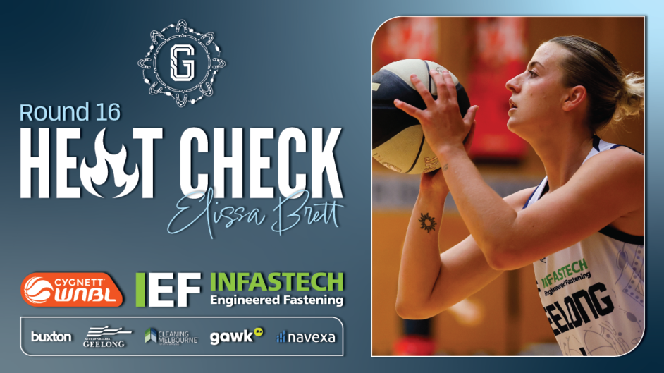 WNBL Geelong United Heat Check Basketball Elissa Brett